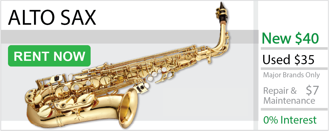 Alto Sax Rentals