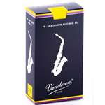 Vandoren Traditional Alto Sax Reeds 2.5 10pk