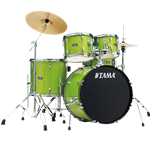 Tama Stage Star 5 Piece Drum Set Lime Green Sparkle