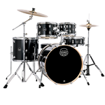 Mapex Venus 5 Piece Drum Set Complete Black Sparkle