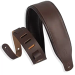 Guitar Strap Levy's 3"Leather Dark Brown
