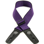 Guitar Strap 2" Purple Checkerboard