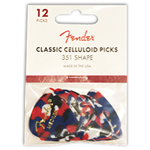 Picks Fender 12 Heavy Confetti