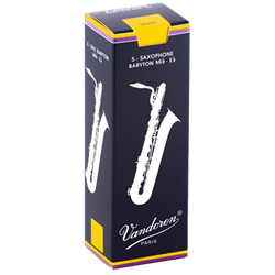 Vandoren Traditional Bari Sax Reeds 2.5 5pk