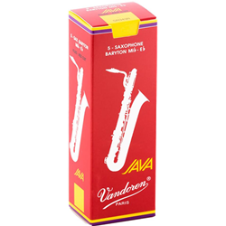 Vandoren Java Red Bari Sax Reeds 3.0 5pk