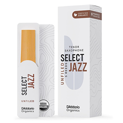 Rico Select Jazz Tenor Sax Reeds Unfiled 2M 5pk