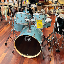 Mapex Venus Drum Set Aqua Blue Sparkle 20"