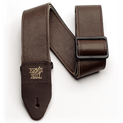 Ernie Ball Tri-Glide Brown Leather Strap