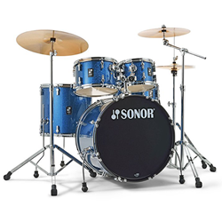 Sonor AQX Studio Drum Set Blue Ocean Sparkle