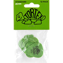 Picks 12pk Dunlop Tortex Std .88mm