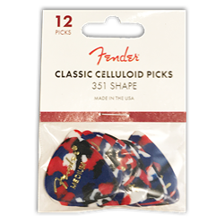 Picks Fender 12 Med Confetti