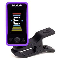 Clip on Guitar Tuner Purple D'Addario